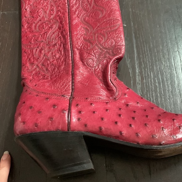 NOCONA TEXAS OSTRICH WESTERN BOOTS style 0517 - Picture 2 of 6